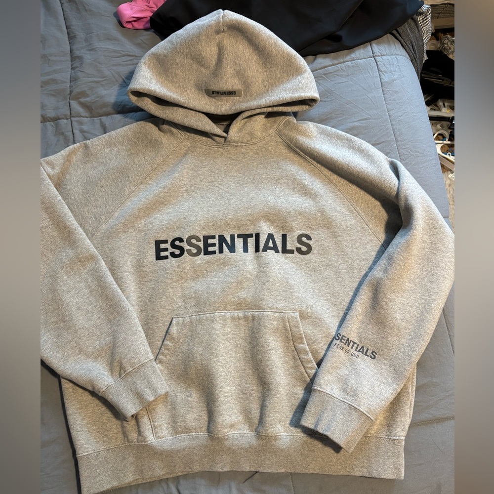 Fear of God Essentials Heather Gray Sweatshirt